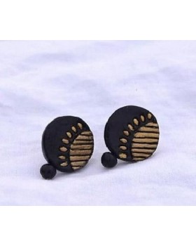 Handpainted Terracotta Jewellery – Ear rings Handpainted Terracotta Jewellery – Ear rings